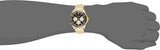 Guess Odyssey Multifunction Black Dial Gold Steel Strap Watch For Men - W1107G4