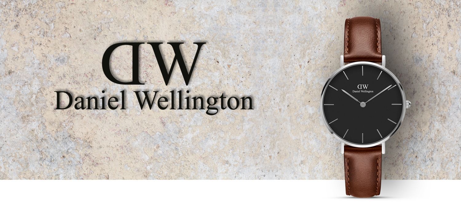 Daniel Wellington Classic Petite St Mawes Black Dial Brown Leather Strap Watch For Women - DW00100181