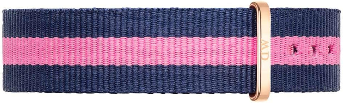 Daniel Wellington Classic Winchester White Dial Three Tone Nylon Strap Watch For Women - DW00100033