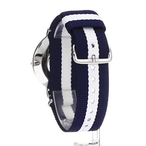 Daniel Wellington Classic Glasgow White Dial Two Tone NATO Strap Watch For Men - DW00100018