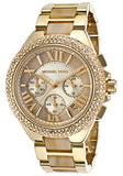 Michael Kors Camille Gold Dial Gold Steel Strap Watch for Women - MK5902
