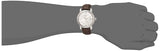 Tissot T Classic Bridgeport Silver Dial Brown Leather Strap Watch For Men - T097.410.16.038.00