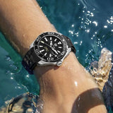 Tag Heuer Aquaracer Calibre 5 Automatic Black Dial Black Rubber Strap Watch for Men - WAY211A.FT6151