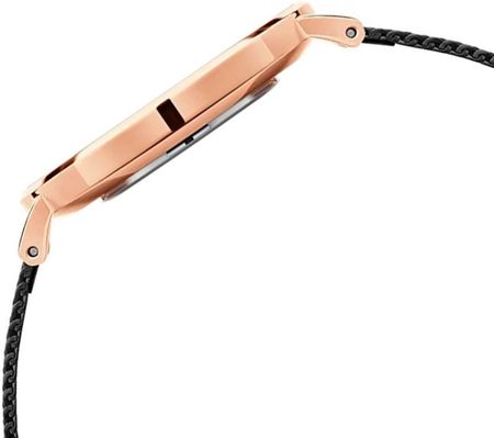 Daniel Wellington Petite Ashfield Black Dial Black Mesh Strap Watch for Women - DW00100307