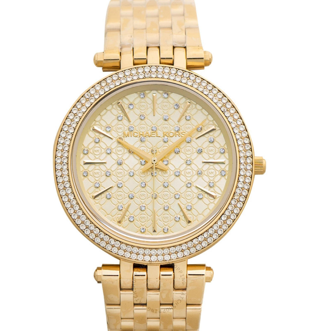 Michael Kors Darci Gold Dial Gold Steel Strap Watch for Women - MK3398