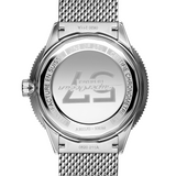 Breitling Superocean Heritage '57 Black Dial Silver Mesh Bracelet Watch for Men - A10370121B1A1