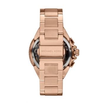Michael Kors Camille Chronograph White Dial Rose Gold Steel Strap Watch for Women - MK5636