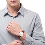 Daniel Wellington Classic Roselyn White Dial Red NATO Strap Watch For Women - DW00100271