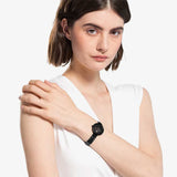 Swarovski Cosmopolitan PVD Black Dial Black Steel Strap Watch for Women - 5547646