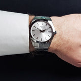Tissot Gentleman Silver Dial Silver Steel Strap Watch For Men - T127.410.11.031.00