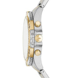 Fossil Garrett Analog Black Dial Two Tone Steel Strap Watch for Men - FS5771