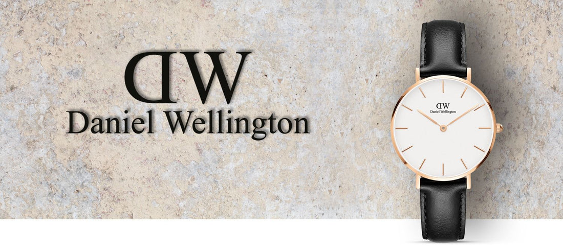 Daniel Wellington Petite Sheffield White Dial Black Leather Strap Watch For Women - DW00100174