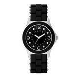 Marc Jacobs Pelly Black Dial Black Silicone Strap Watch for Women - MBM2541