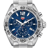 Tag Heuer Formula 1 Chronograph Blue Dial Silver Steel Strap Watch for Men - CAZ101K.BA0842