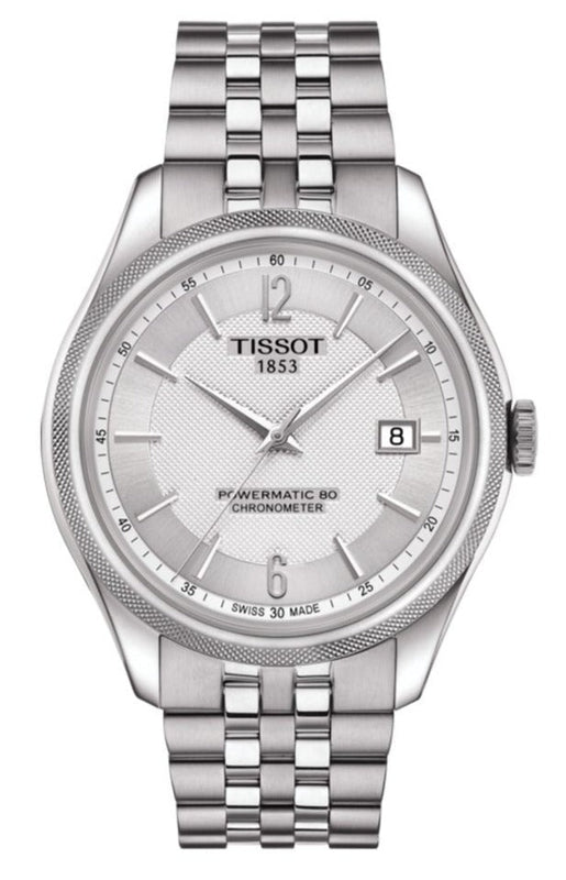 Tissot Ballade Powermatic 80 Cosc Silver Dial Silver Steel Strap Watch For Men - T108.408.11.037.00
