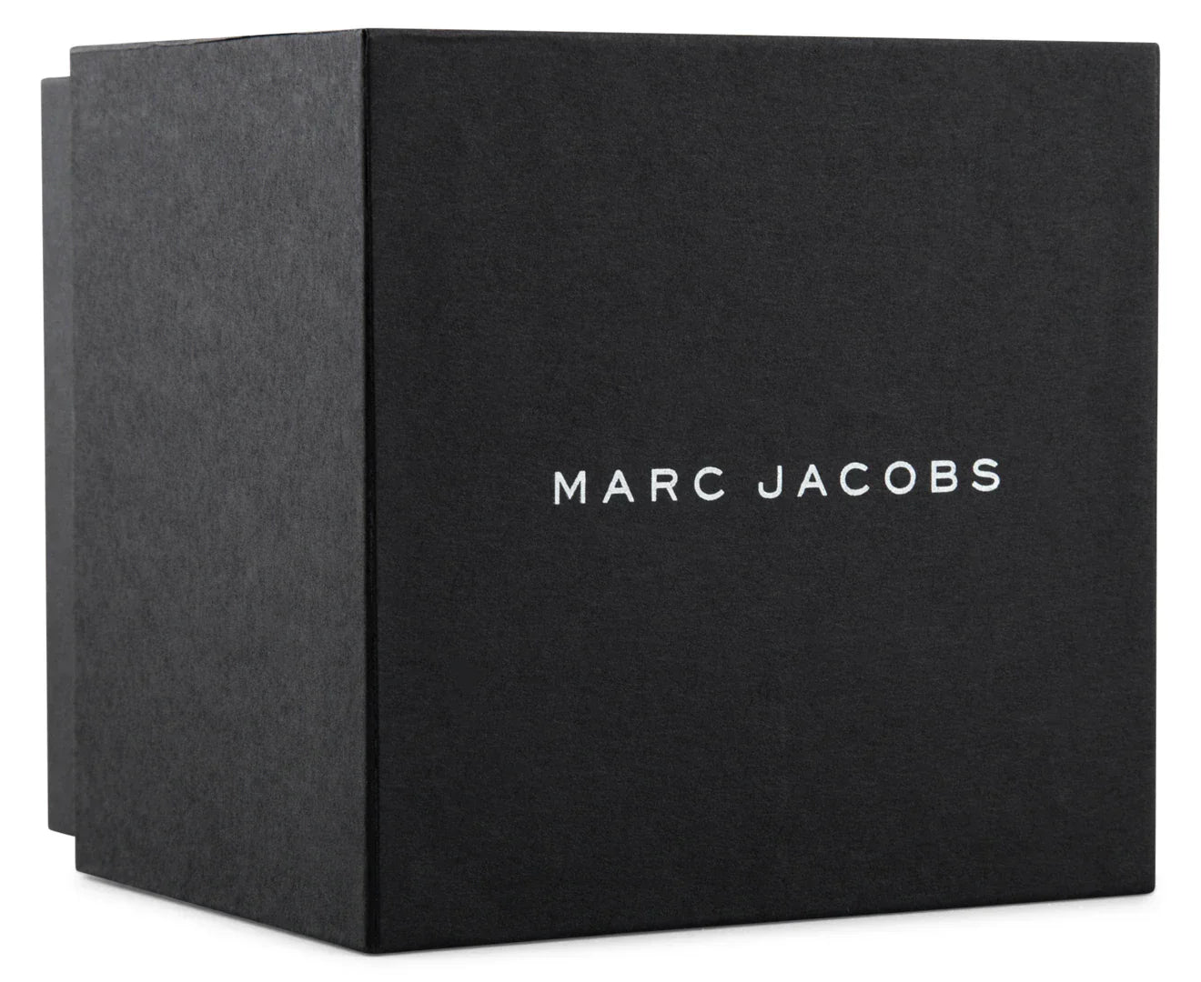 Marc Jacobs Vic Black Dial Black Leather Strap Watch for Women - MJ1522