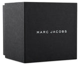 Marc Jacobs Vic Black Dial Black Leather Strap Watch for Women - MJ1522