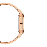 Daniel Wellington Iconic Link White Dial Rose Gold Steel Strap Watch For Women - DW00100209