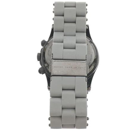Marc Jacobs Pelly Grey Dial Grey Silicone Strap Watch for Women - MBM2566