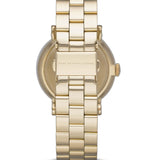 Marc Jacobs Baker Grey Dial Gold Steel Strap Watch for Women - MBM3281