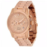 Michael Kors Paris Limited Edition Rose Gold Dial Steel Strap Watch for Women - MK5716