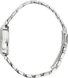 Guess Park Ave White Dial Silver Steel Strap Watch for Women - W0767L1