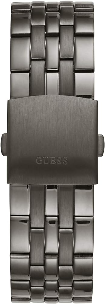 Guess Odyssey Quartz Blue Dial Gunmetal Steel Strap Watch For Men - W1107G5