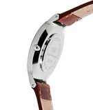 Daniel Wellington Classic Somerset White Dial Blue Leather Strap Watch For Men - DW00100121