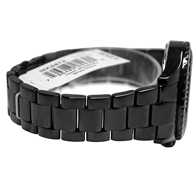 Michael Kors Everest Quartz Rose Gold Dial Black Steel Strap Watch For Women - MK5872