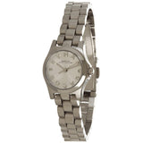 Marc Jacobs Henry Dinky Silver Dial Silver Steel Strap Watch for Women - MBM3198