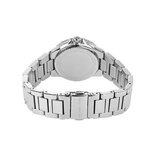 Michael Kors Camille Multifunction Crystals Silver Dial Silver Steel Strap Watch For Women - MK6996