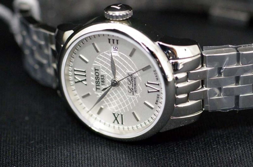 Tissot Le Locle Small Automatic Silver Dial Silver Steel Strap Watch For Women - T41.1.183.33