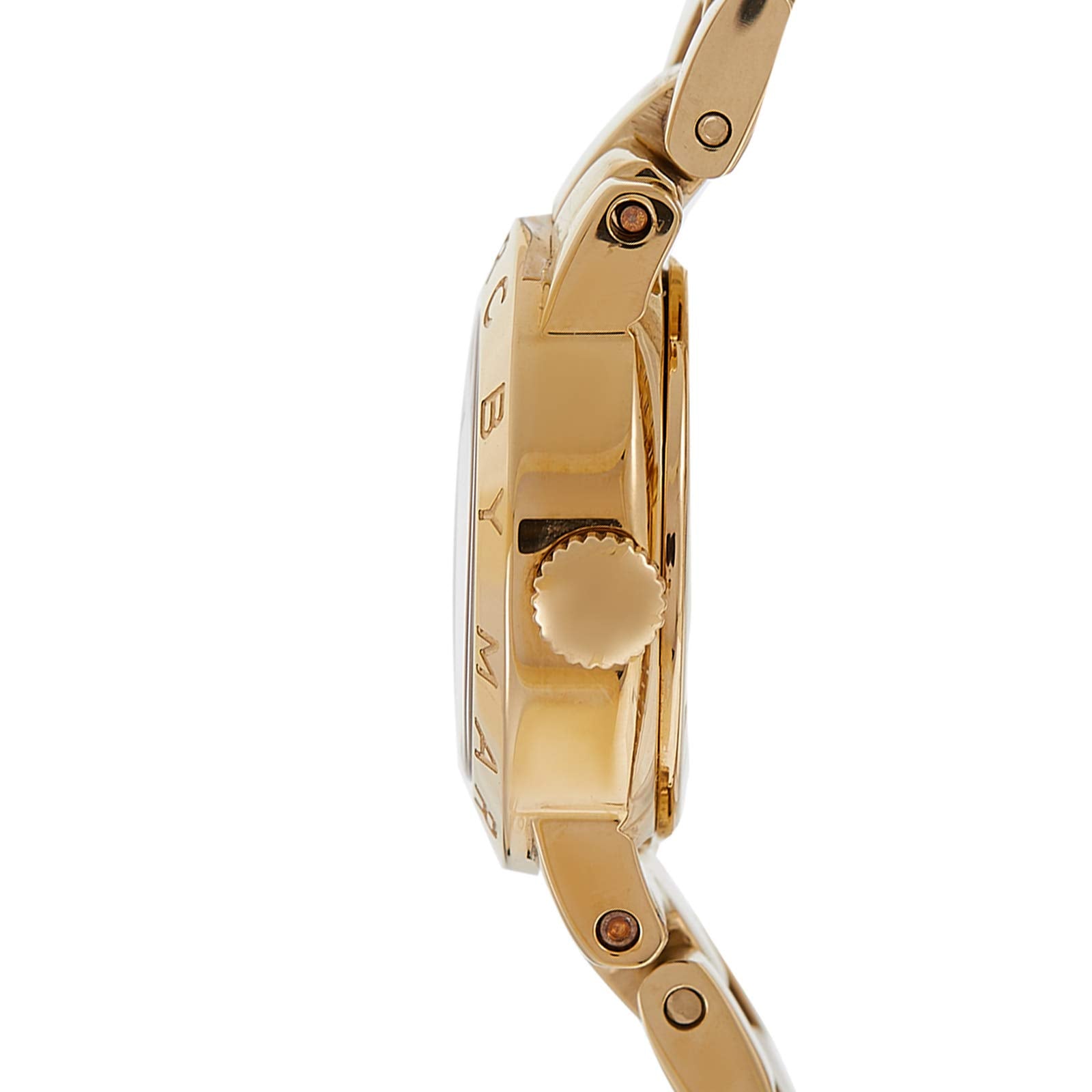 Marc Jacobs Amy Gold Dial Gold Steel Strap Watch for Women - MBM8612