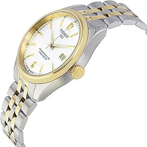 Tissot Ballade Powermatic 80 Chronometer Silver Dial Two Tone Steel Strap Watch For Men - T108.408.22.037.00