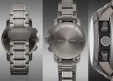 Burberry Endurance Chronograph Quartz Black Dial Black Steel Strap Watch For Men - BU9801