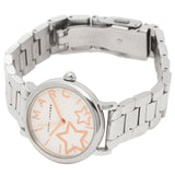 Marc Jacobs Classic White Dial Silver Steel Strap Watch for Women - MJ3591