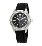 Tag Heuer Aquaracer Diamonds Mother of Pearl Black Dial Black Nylon Strap Watch for Women - WAY131P.FT6092
