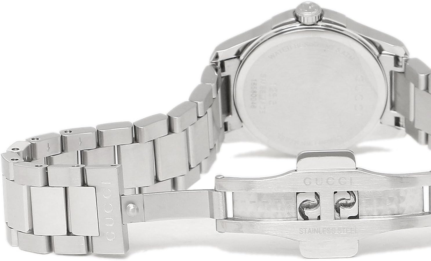 Gucci G Timeless Quartz Silver Dial Silver Steel Strap Watch For Women - YA126551
