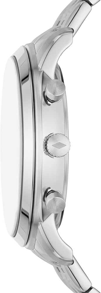 Fossil Neutra Chronograph Blue Dial Silver Steel Strap Watch for Men - FS6025