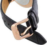 Daniel Wellington Classic Petite Reading Black Dial Black Leather Strap Watch For Women - DW00100167