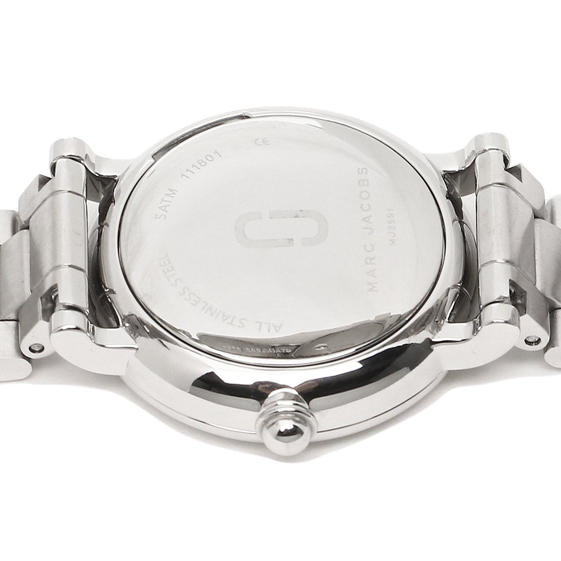 Marc Jacobs Classic White Dial Silver Steel Strap Watch for Women - MJ3591
