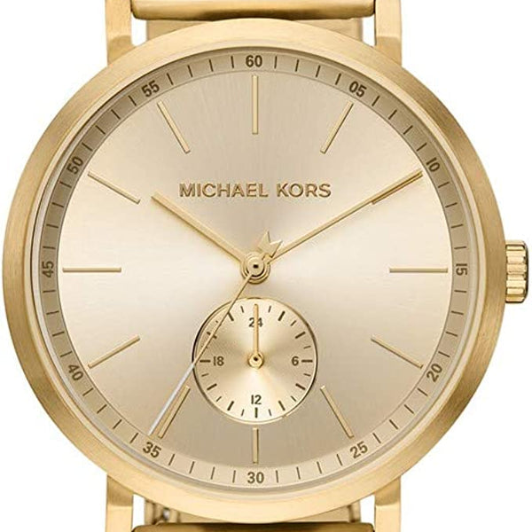 Michael Kors Irving Quartz Gold Dial Gold Mesh Strap Watch For Men - MK8741