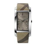 Burberry The Pioneer Grey Dial Leather Strap Watch for Women - BU9504