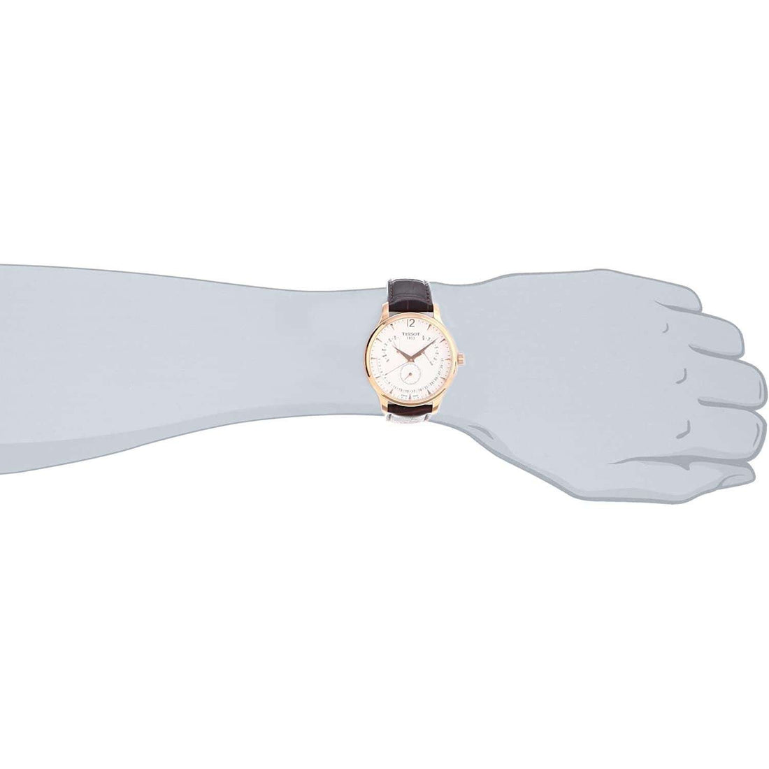 Fossil The Minimalist Slim White Dial Blue Leather Strap Watch for Men - FS5371