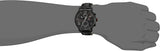 Tommy Hilfiger Aden Chronograph Black Dial Black Leather Strap Watch for Men - 1791310