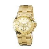 Michael Kors Dylan Gold Dial Gold Steel Strap Watch for Women - MK5313