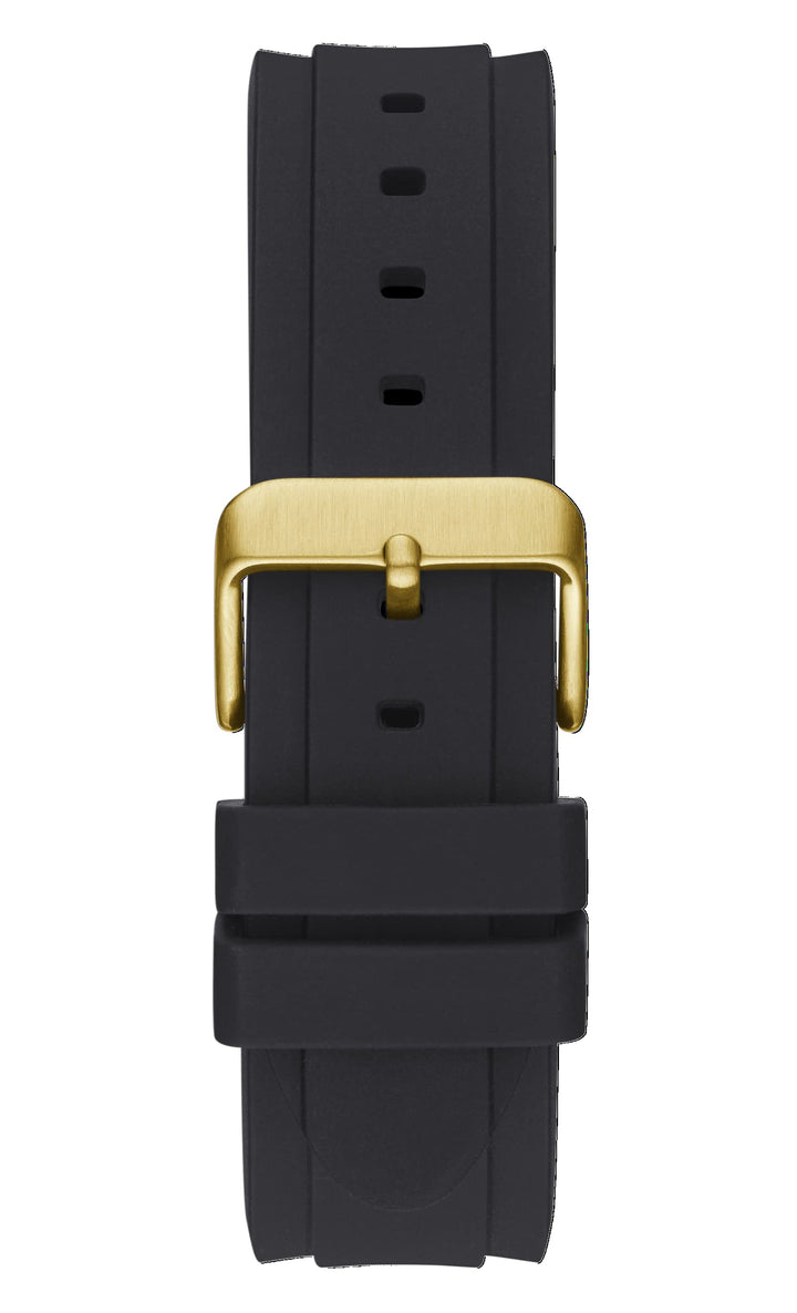 Guess Sport Multifunctional Black Dial Black Rubber Strap Watch for Men - GW0332G2