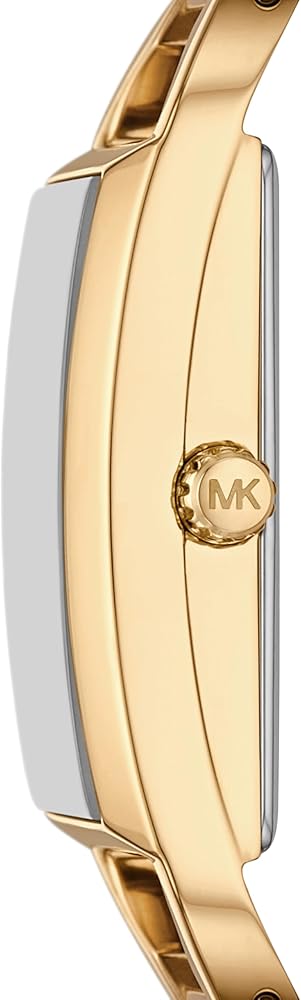Michael Kors Empire Analog Gold Dial Gold Steel Strap Watch for Women - MK4840