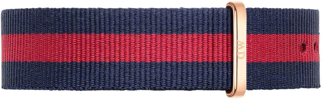 Daniel Wellington Classic Oxford White Dial Two Tone NATO Strap Watch For Men - DW00100001