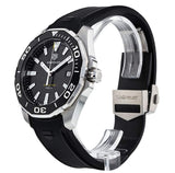 Tag Heuer Aquaracer Black Dial Black Rubber Strap Watch for Men - WAY111A.FT6151